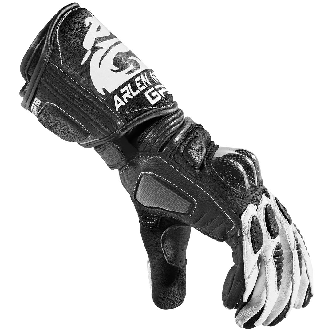 Arlen Ness Monza Motorcykel handsker Sort/hvid S Figur 2