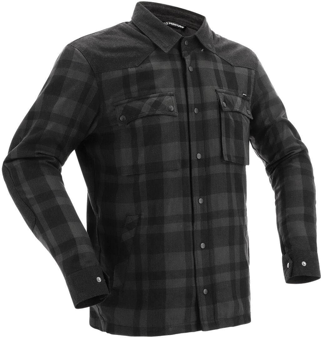 Richa Wisconsin Camicia da moto impermeabile nero/grigio 3XL Figura 1