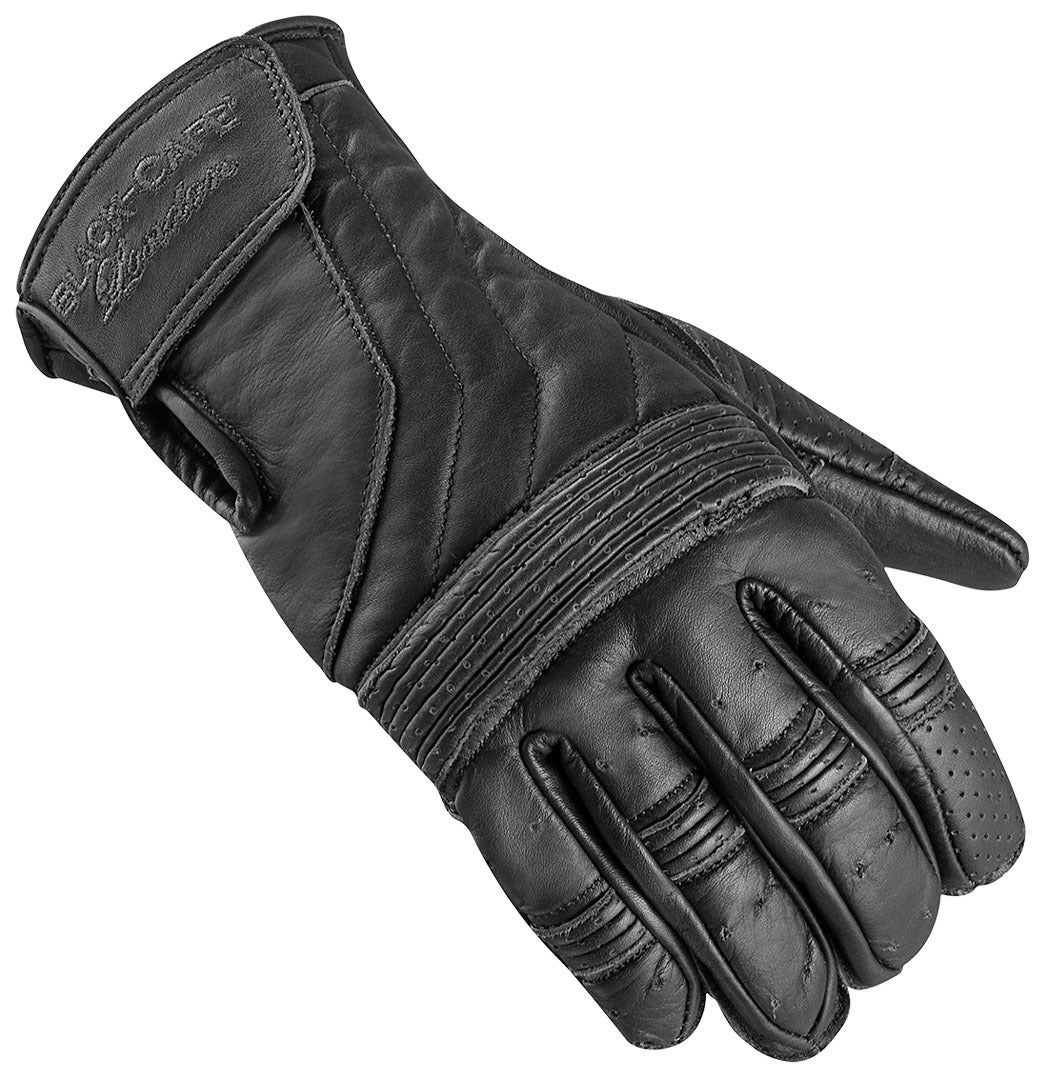 Black-Cafe London Vintage Motorcykel handsker Sort M Figur 1