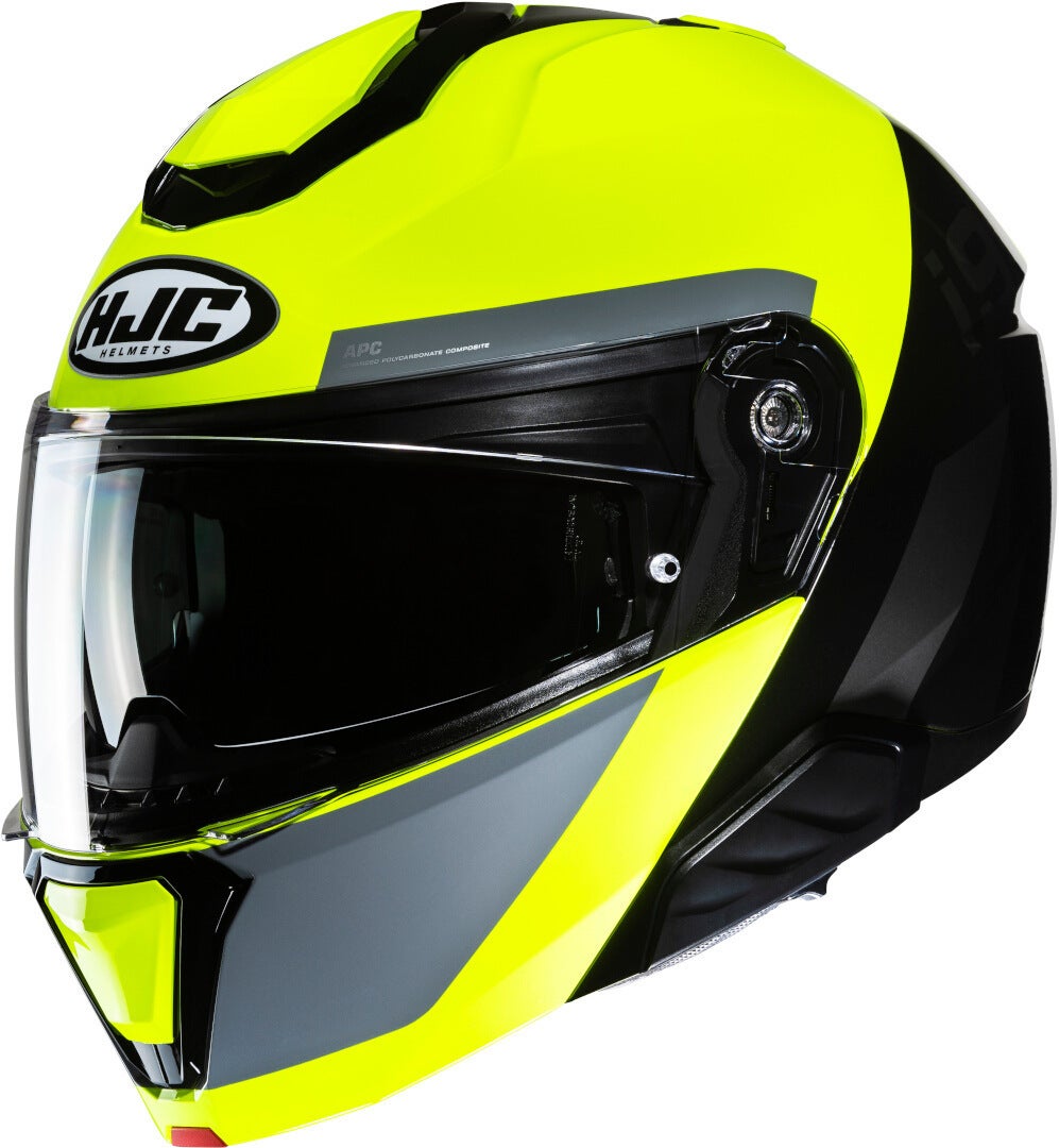 HJC i91 Bina Casco giallo/nero/argento XL (60/61) Figura 1