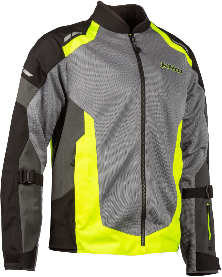 Klim Induction Motorcycle Textile Jacket grey/yellow M Figure 2