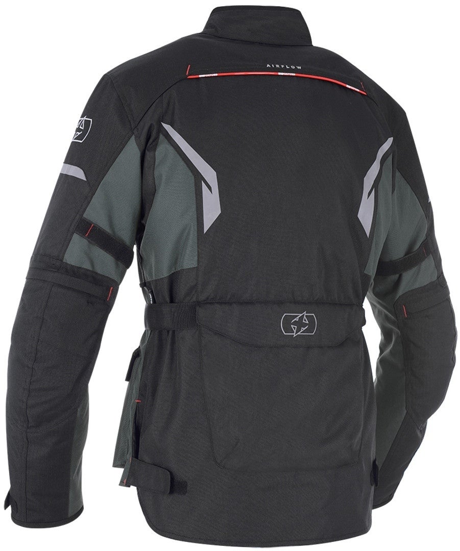 Oxford Quebec Motorrad Textiljacke grau/schwarz/rot 4XL Abbildung 2