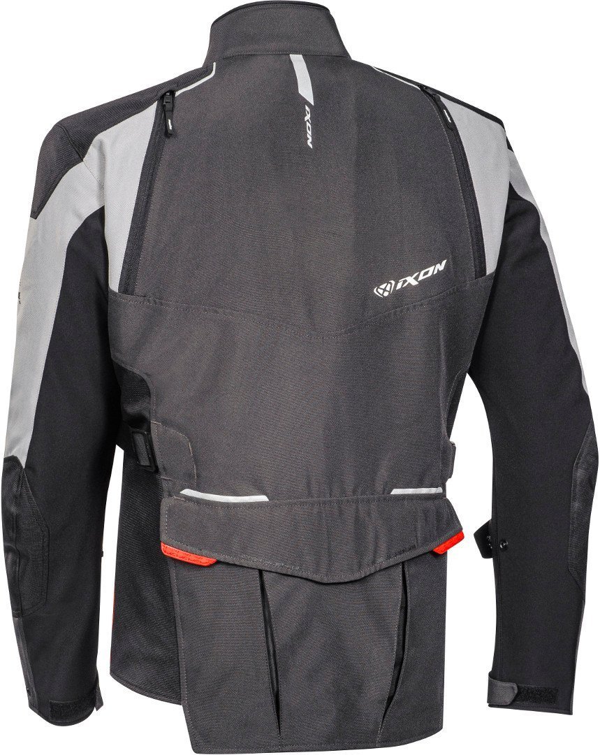 Ixon Balder Motorrad Textiljacke schwarz/grau/rot M Abbildung 2
