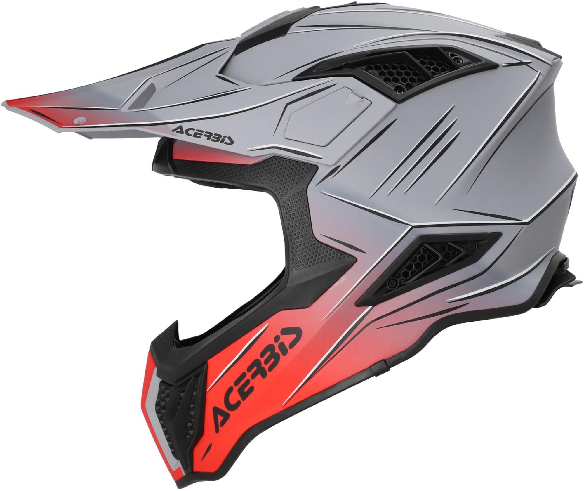 Acerbis Airstrike-X Scratch Casque de motocross Gris/rouge mat XXL (63/64) Figure 3