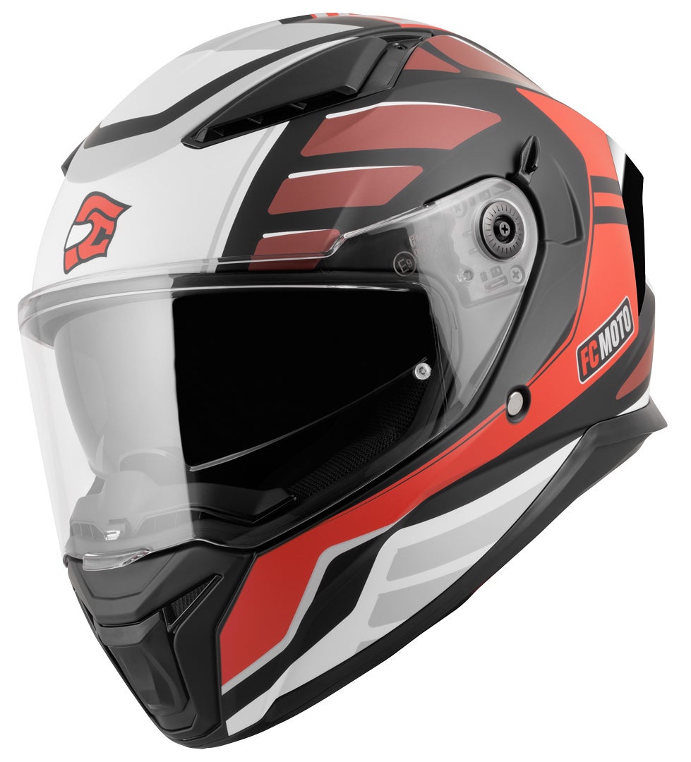 FC-Moto FF130SV Cavion Helmet black matt/red 2XL Figure 2