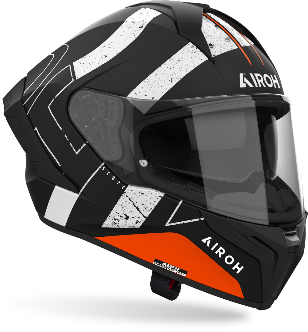 Airoh Matryx Scope Casco Negro/Blanco/Naranja S (55/56) Figura 4