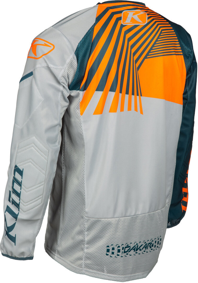 Klim Dakar 2023 Motocross trøje gul/grå M Figur 2