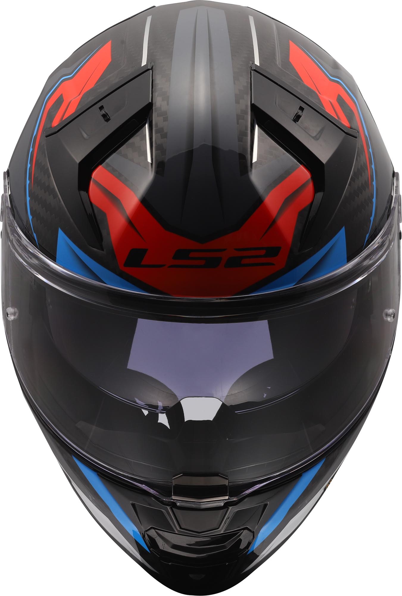 LS2 FF811 Vector II Carbon Savage Helm weiß/blau/rot S (55/56) Abbildung 8