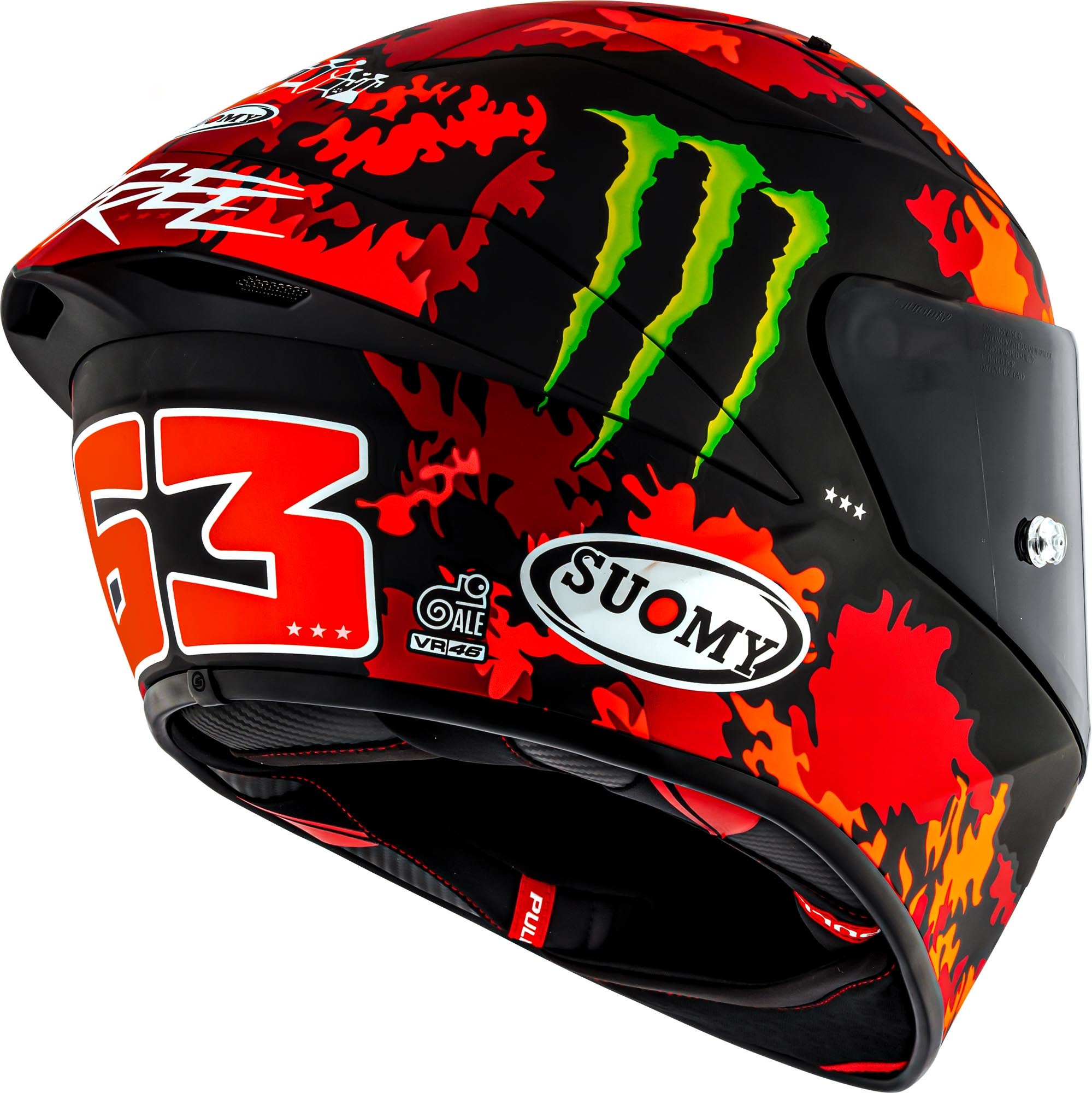 Suomy S1-XR GP Bagnaia Monster Replica 2025 Helm M (57/58) Figuur 5