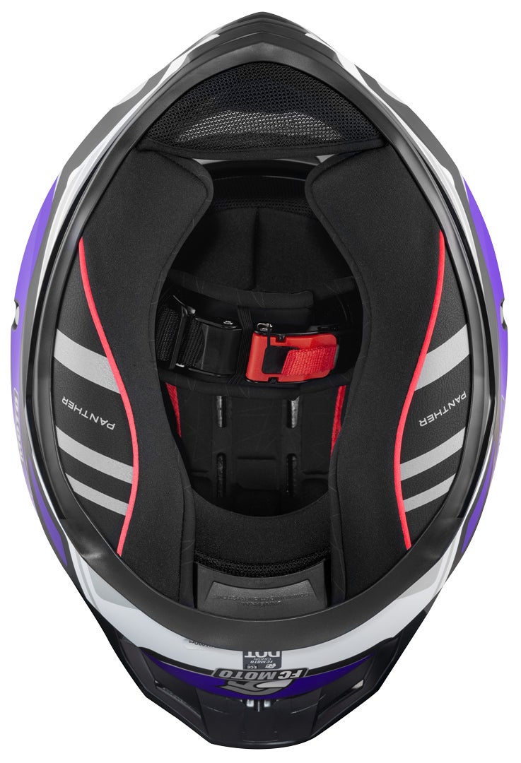FC-Moto FF130SV Cavion Casco nero opaco/viola M Figura 7