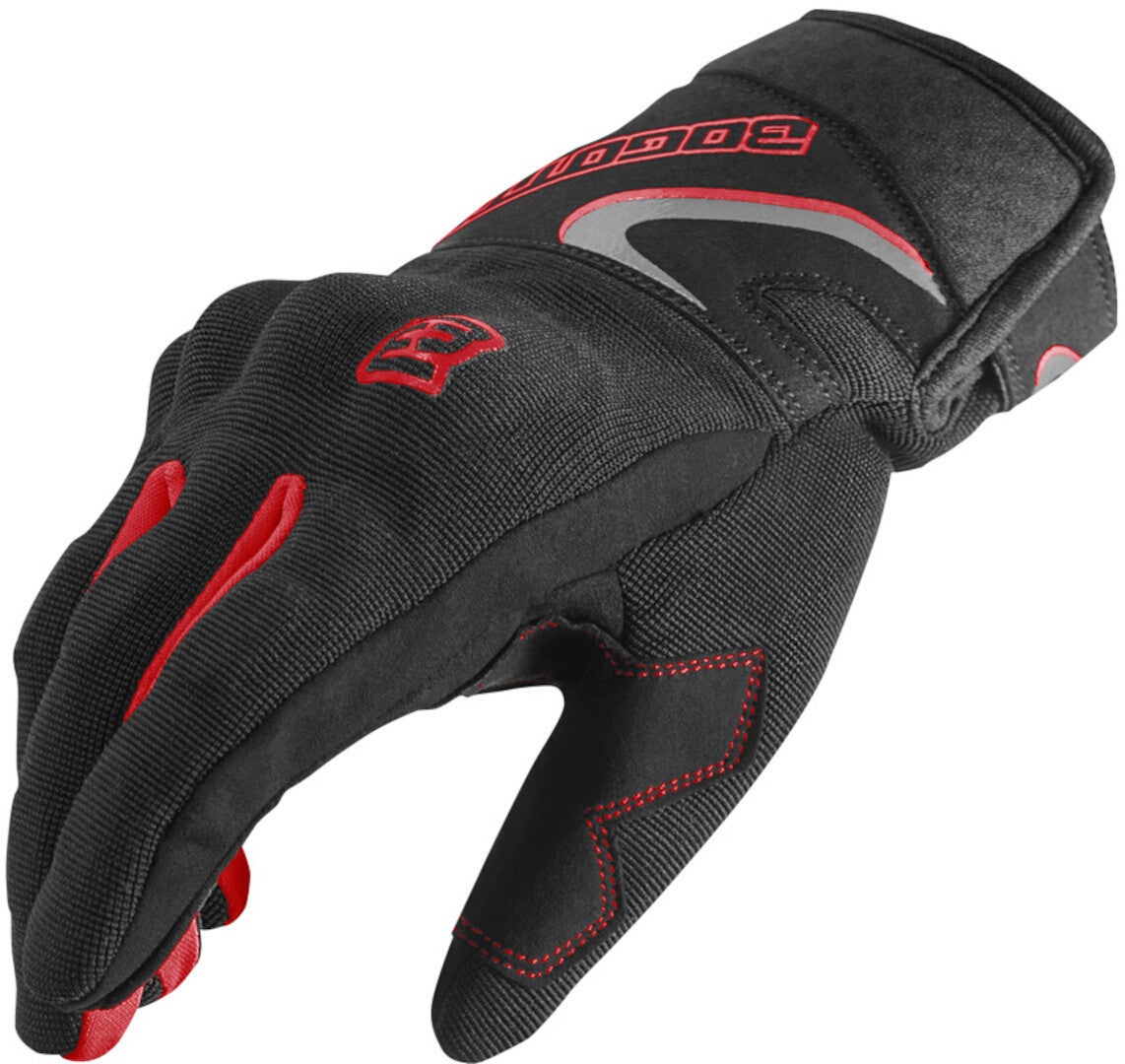 Bogotto F-ST Motorcykelhandsker sort/rød S Figur 4