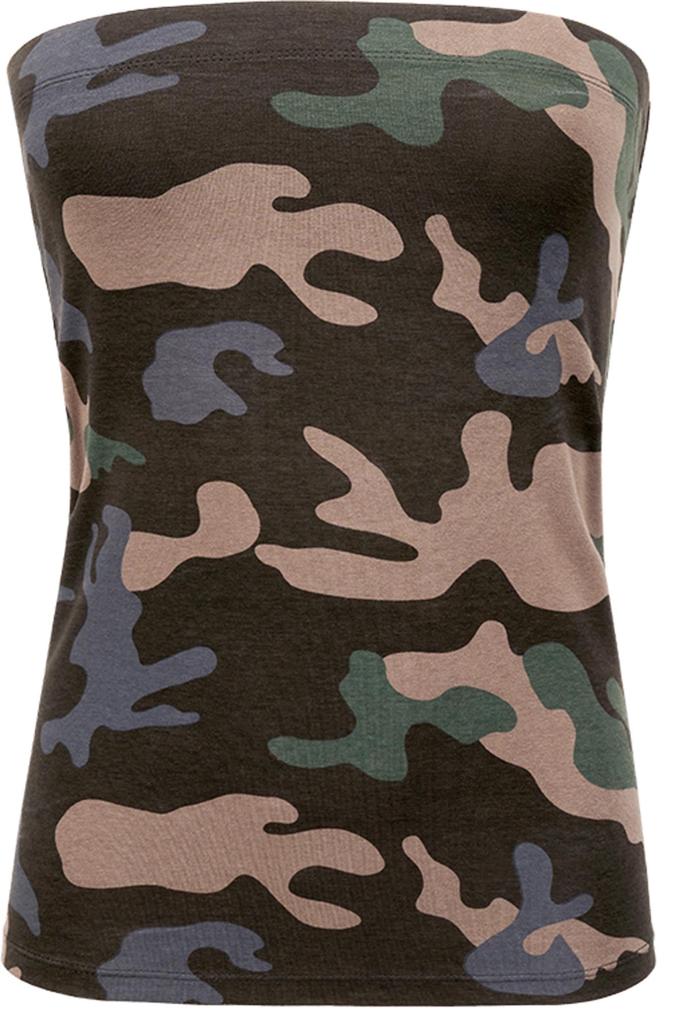 Brandit Bandeau 2in1 Bluză/fustă pentru femei Camuflaj întunecat XXL Figura 1