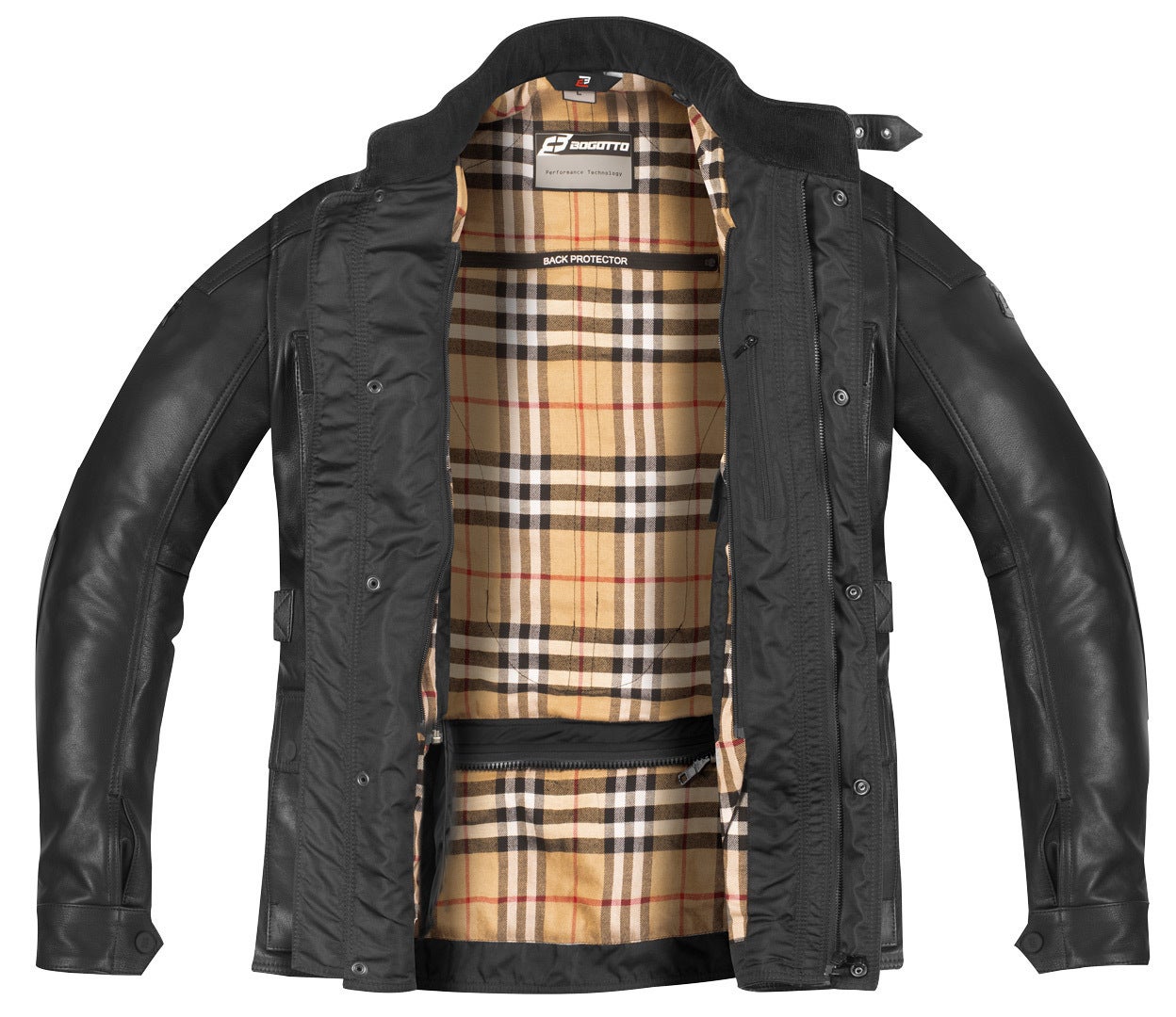Bogotto Bristol NG Motorcycle Leather Jacket XL Figure 6