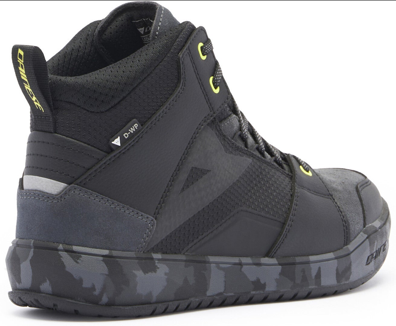 Dainese Suburb D-WP chaussures de moto imperméables noir/gris/jaune 41 Figure 7