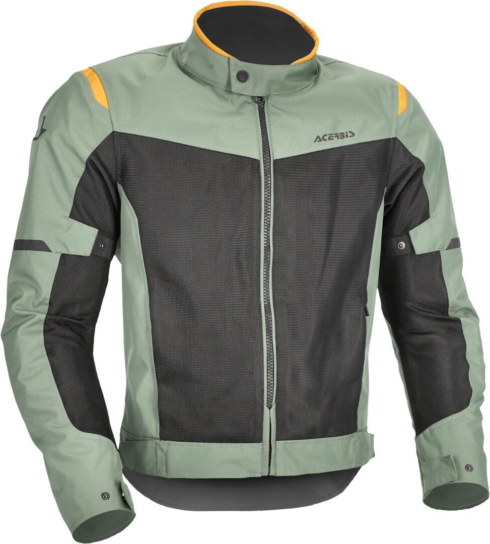 Acerbis Ramsey Vented 2.0 Mesh Motorcycle Textile Jacket green/yellow M Figure 1