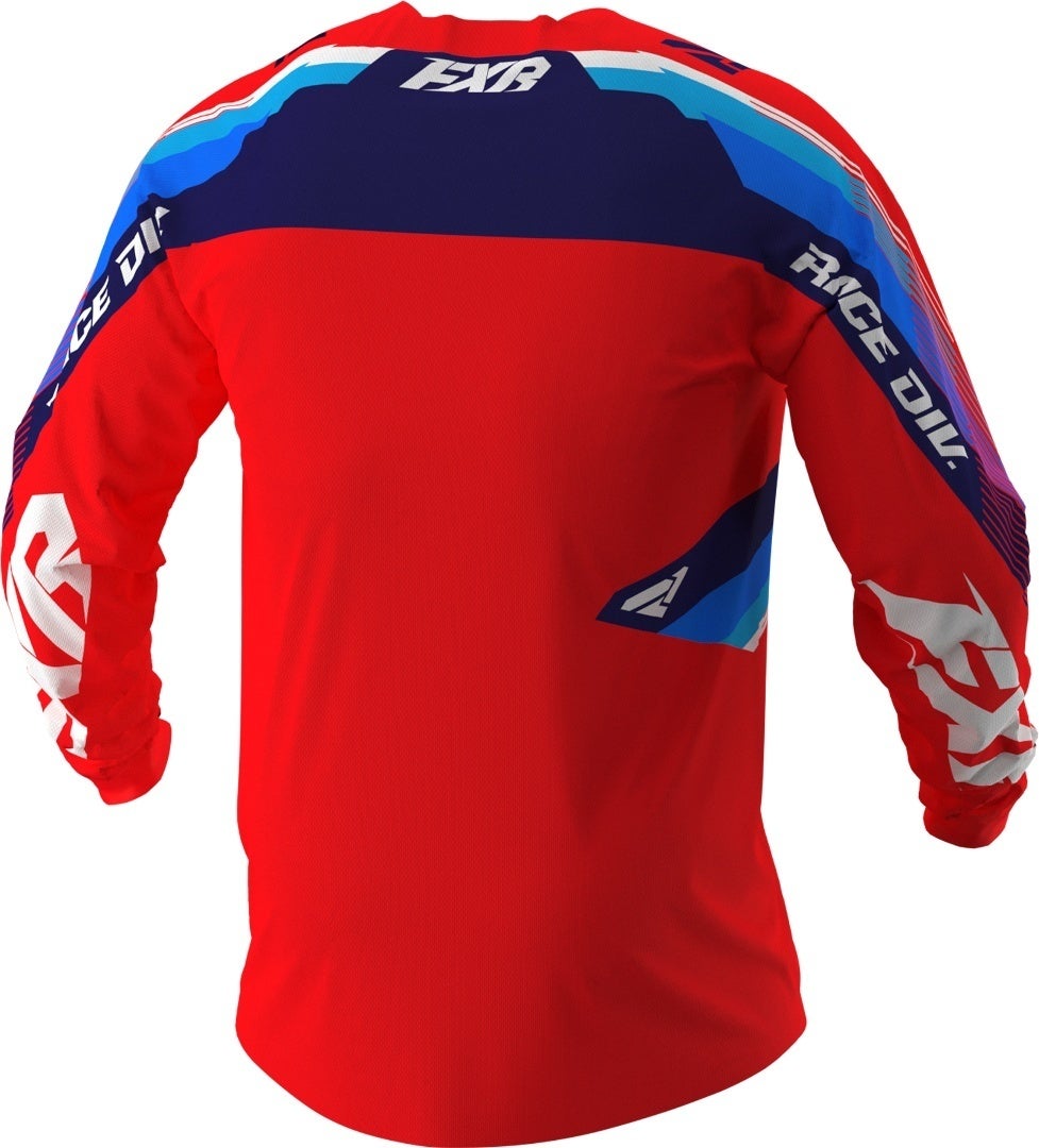 FXR Clutch MX Gear Motorcross Jersey rood/wit L Figuur 2