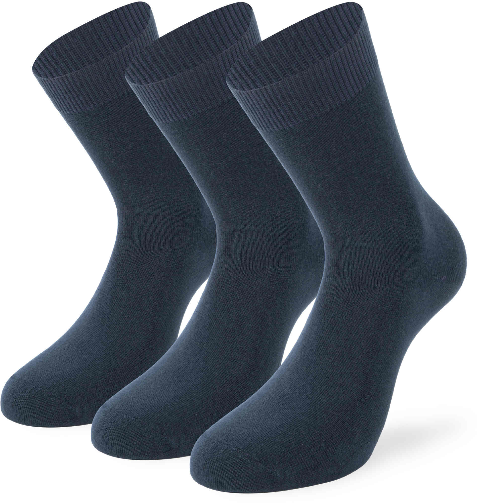 Lenz Basic Șosete pentru doamne - Pachet de 3 Marina 39-42 Figura 1
