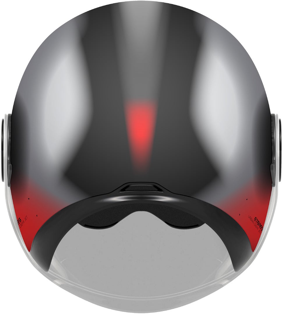 AGV Eteres Levanto Casco Jet nero/argento/rosso M (57/58) Figura 2