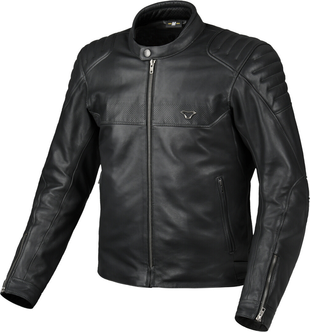 Macna Lance 2.0 perforierte Motorrad Lederjacke schwarz 56 Abbildung 1