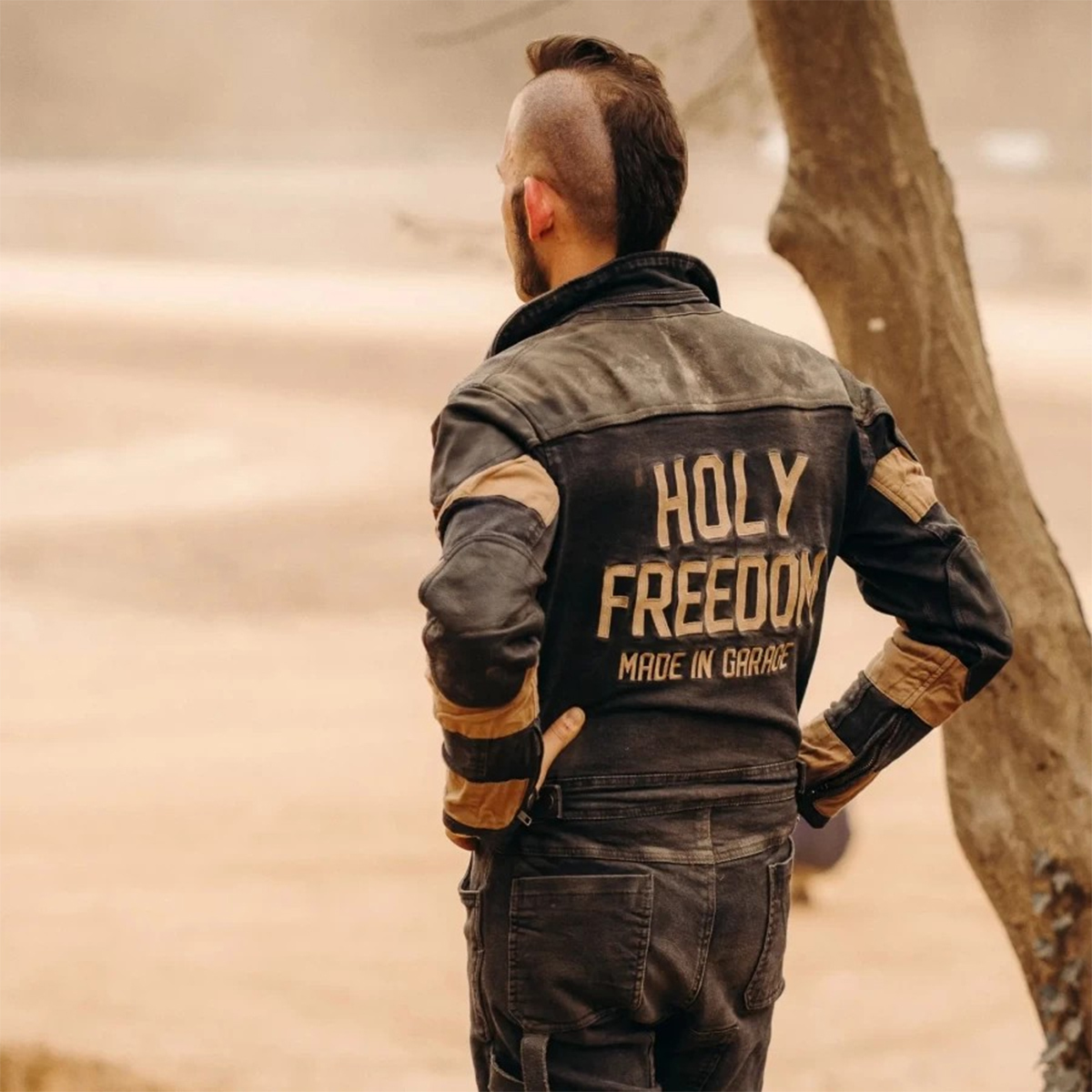 HolyFreedom Tutonero Macacão de ganga de 1 peça S Figura 5