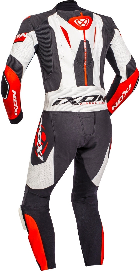 Ixon Jackal Costum de piele de motocicletă One Piece Negru/Alb/Roșu 3XL Figura 2