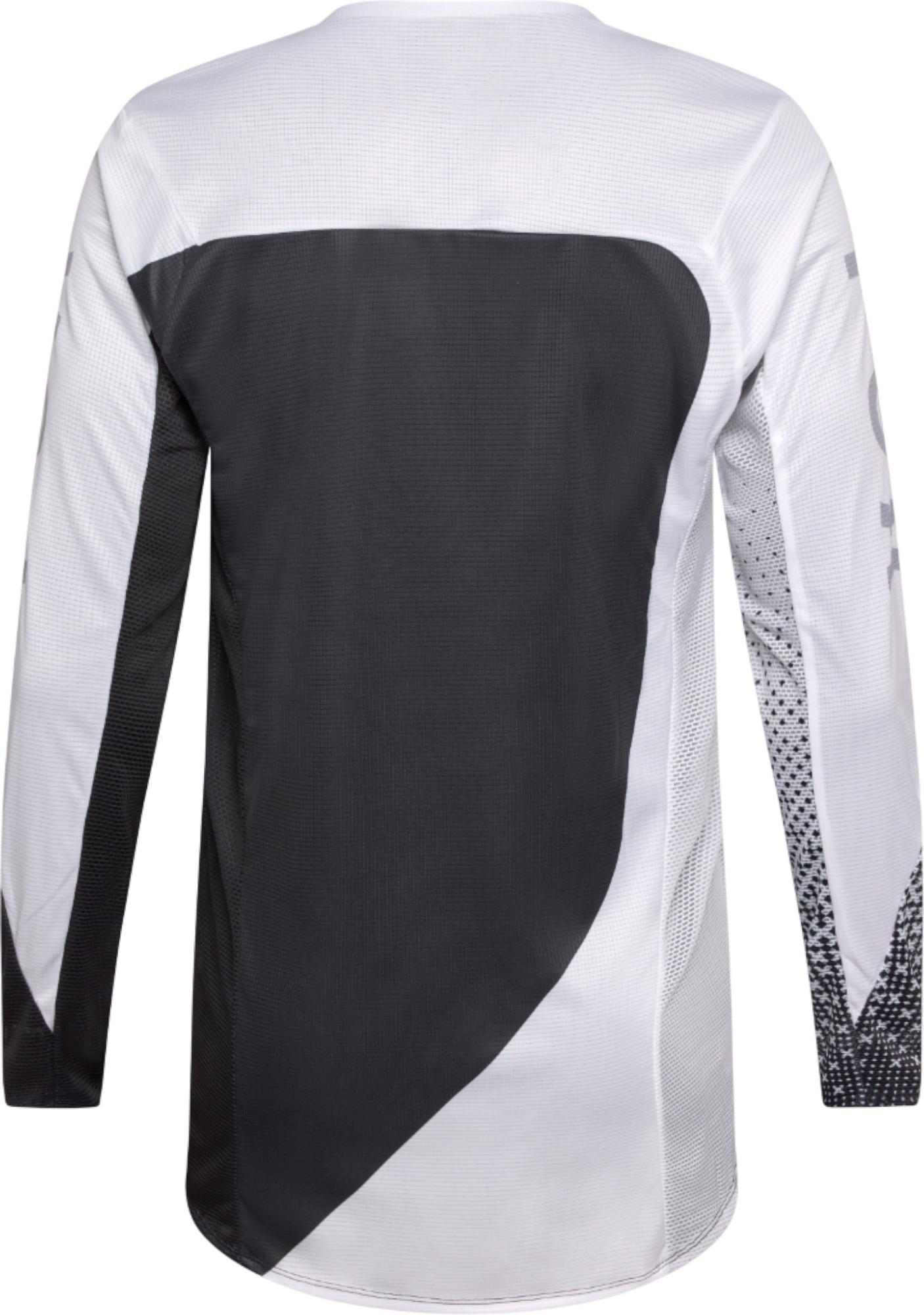 FOX Flexair Fracture Motocross trøje sort/hvid/grå L Figur 2
