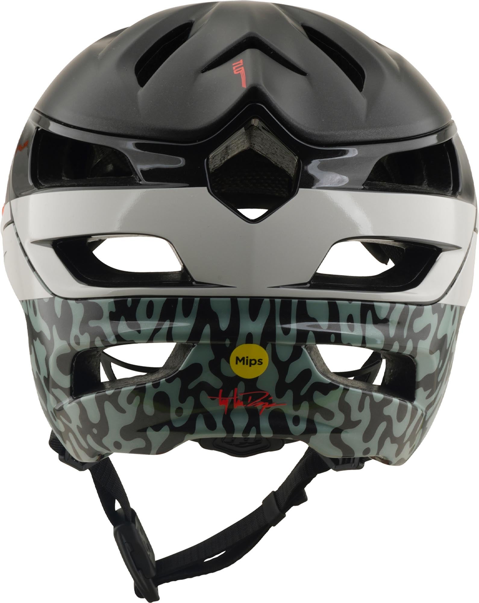 Troy Lee Designs A3 MIPS Halo Camo Kolesarska čelada črna/bež XL-XXL (60/63) Slika 6