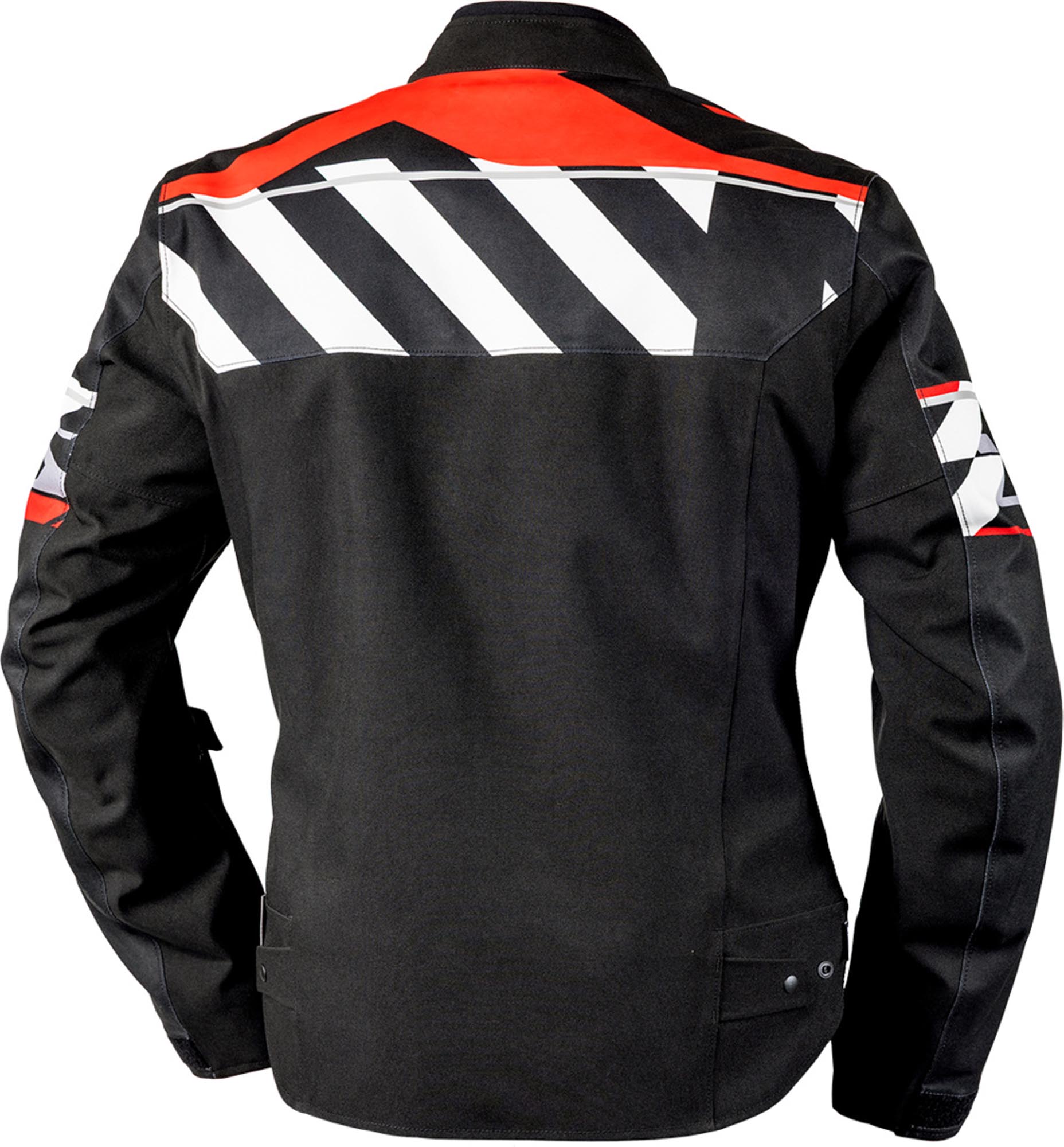 IXS Rapid-STX 2.1 waterproof Motorcycle Textile Jacket black/grey/red S Figure 2