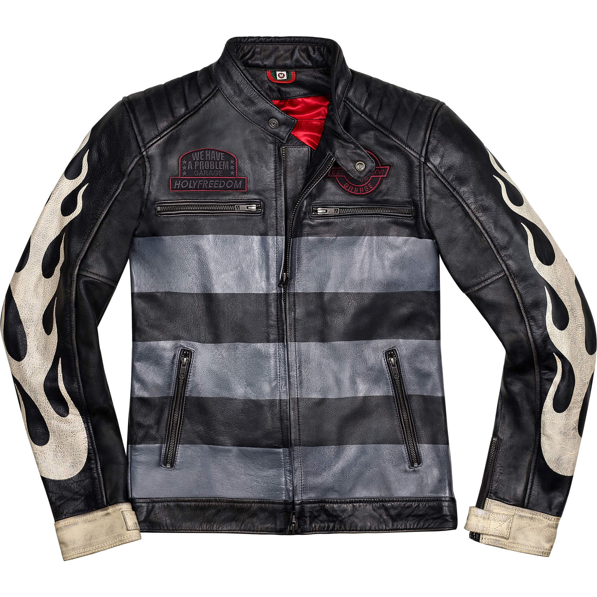 HolyFreedom Zero Inferno Special Edition Motorrad Lederjacke XL Abbildung 2