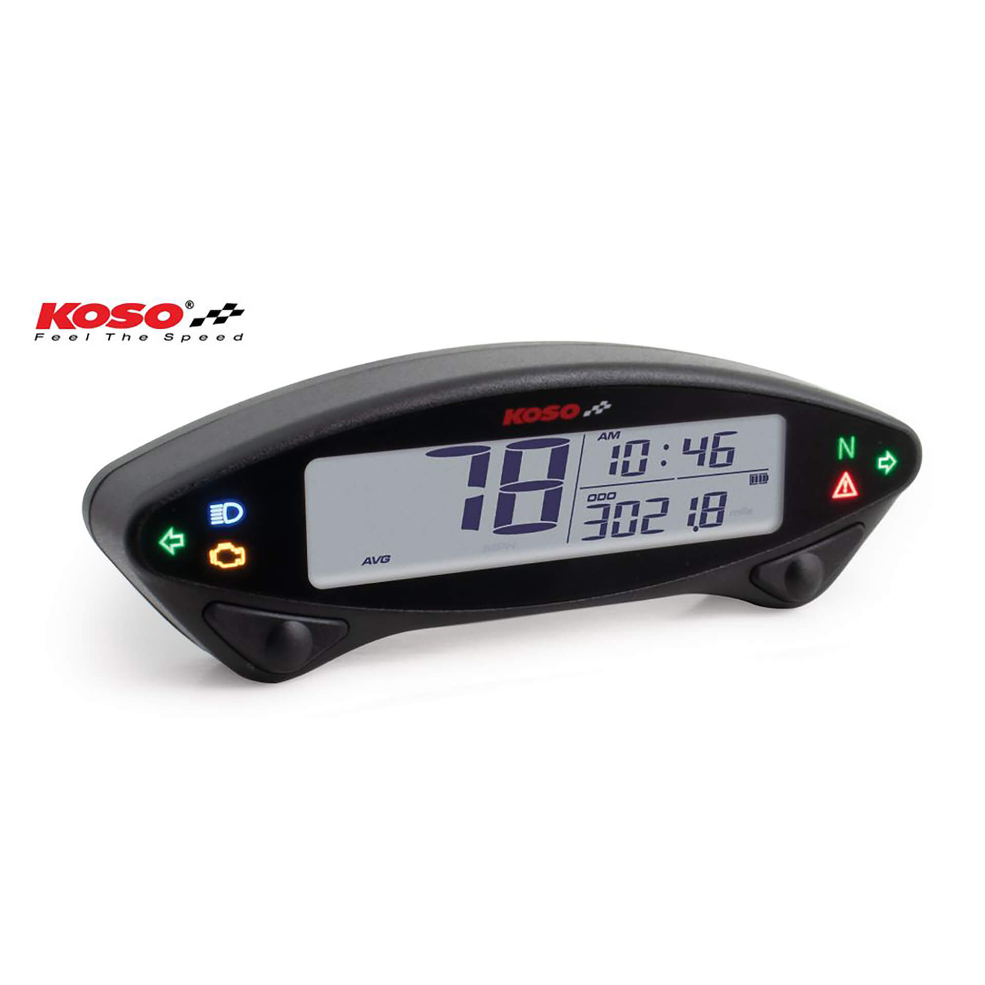 KOSO Digitaler Tachometer, DB EX-02 Figura 1 KOSO Digitaler Tachometer, DB EX-02 Figura 1
