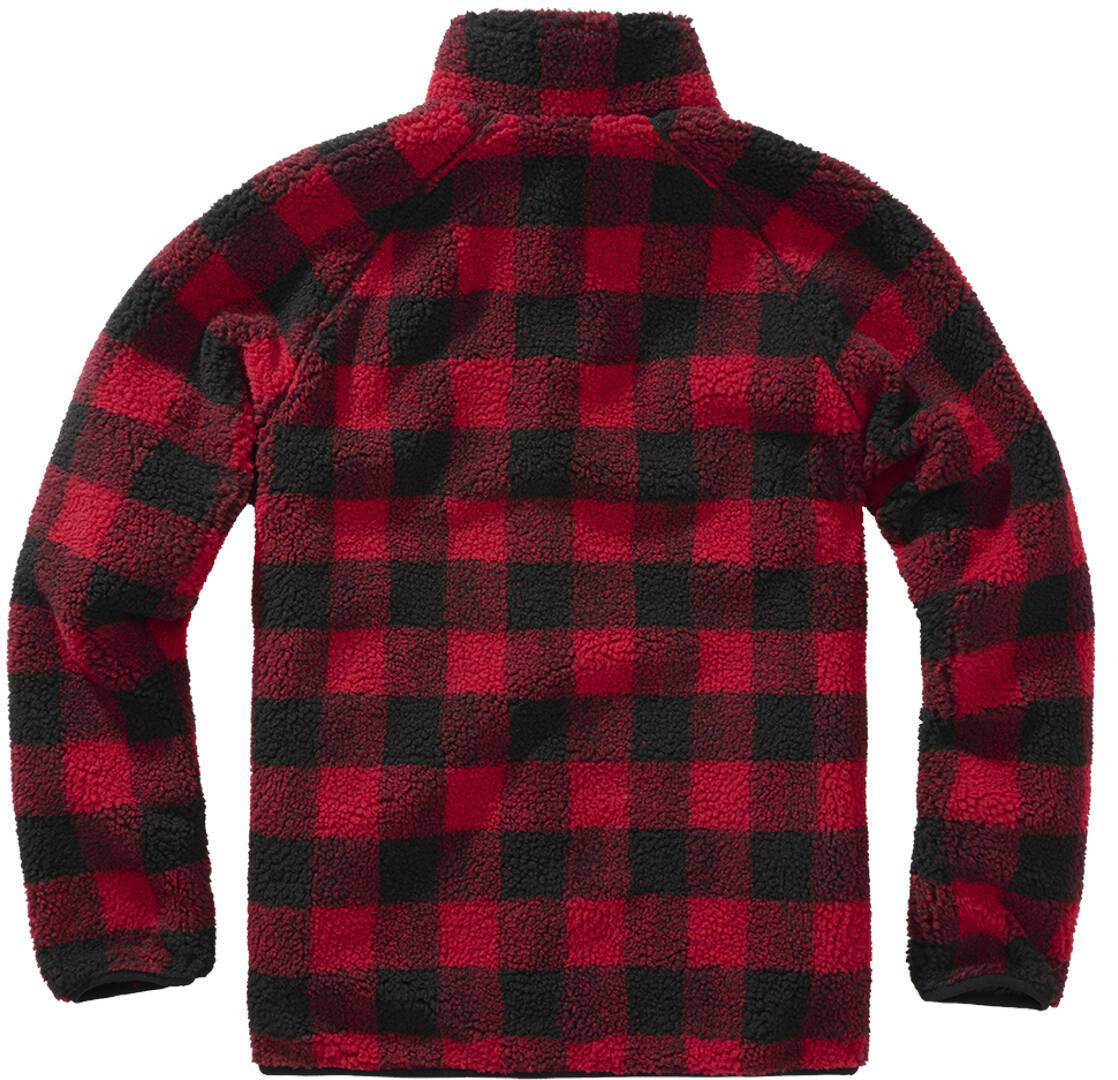 Brandit Teddyfleece Veste noir/rouge M Figure 2