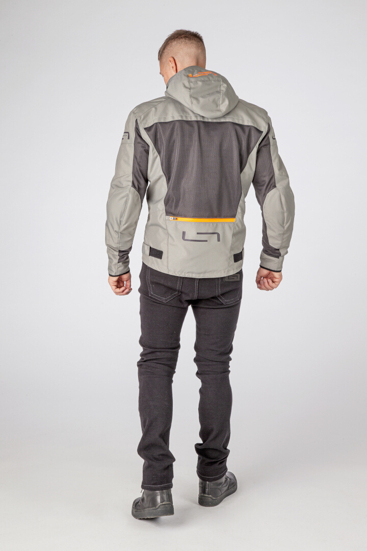 Lindstrands Rexbo Motorcycle Textile Jacket grey/orange 60 Figure 5