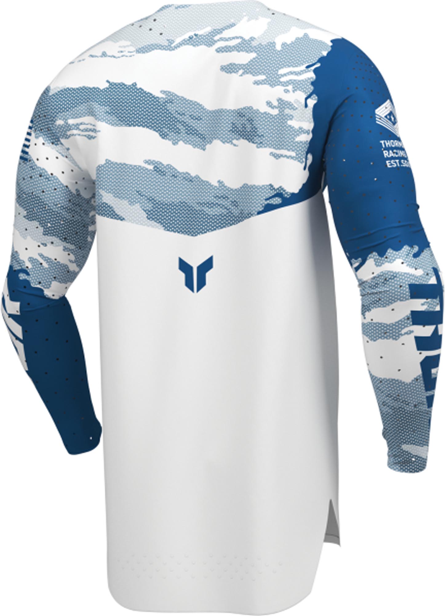 Thor Sportmode Recon Motocross Jersey white/blue M Figure 3