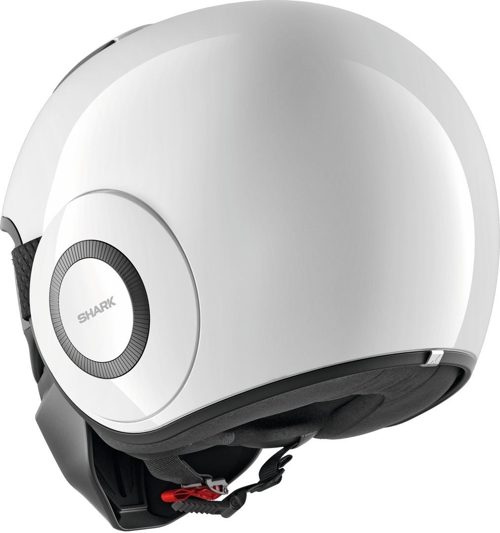 Shark Street-Drak Blank Jet Helm Wit Verlies (59/60) Figuur 3