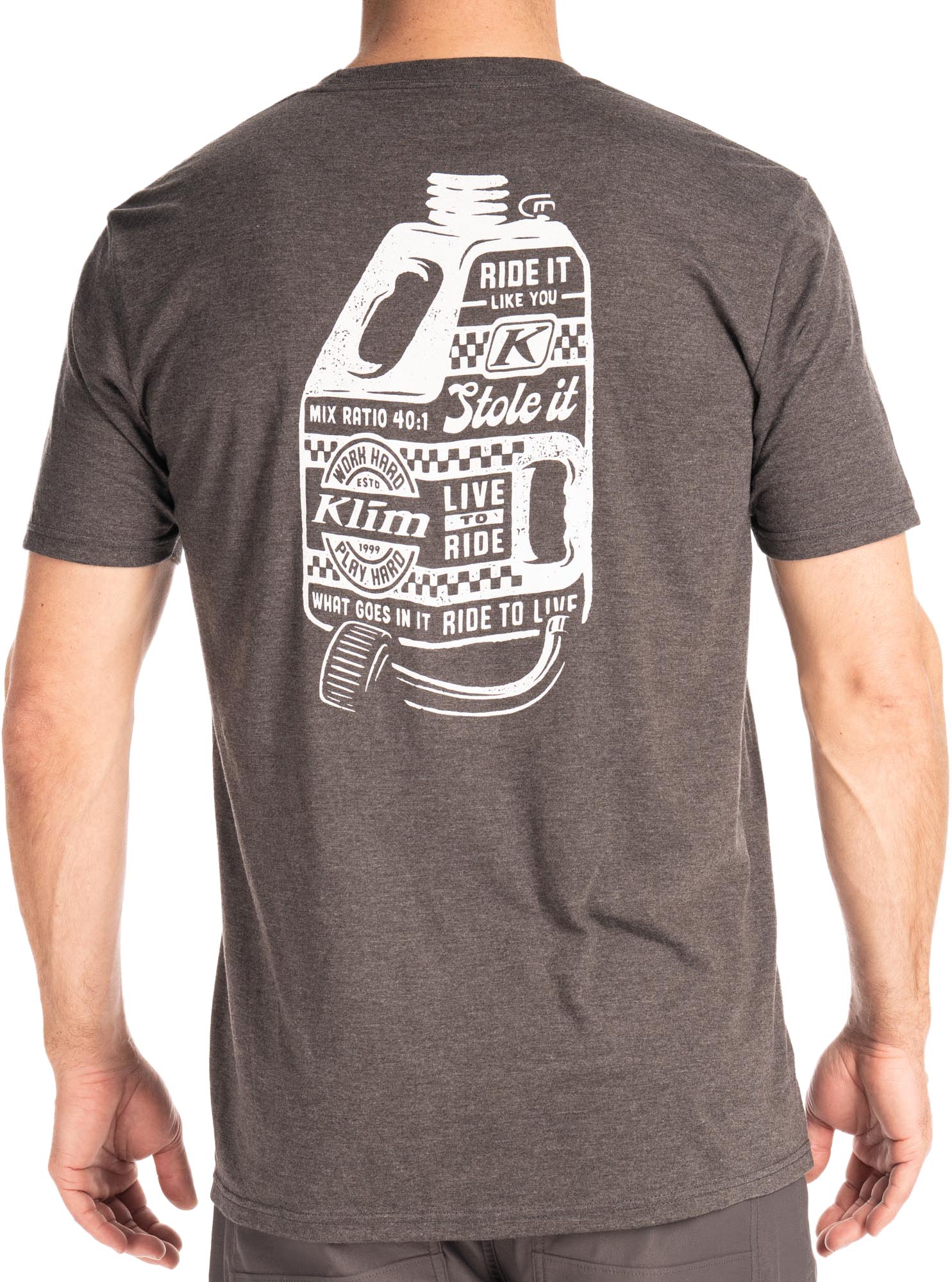 Klim Live to Ride Tri-Blend T-Shirt braun M Abbildung 2