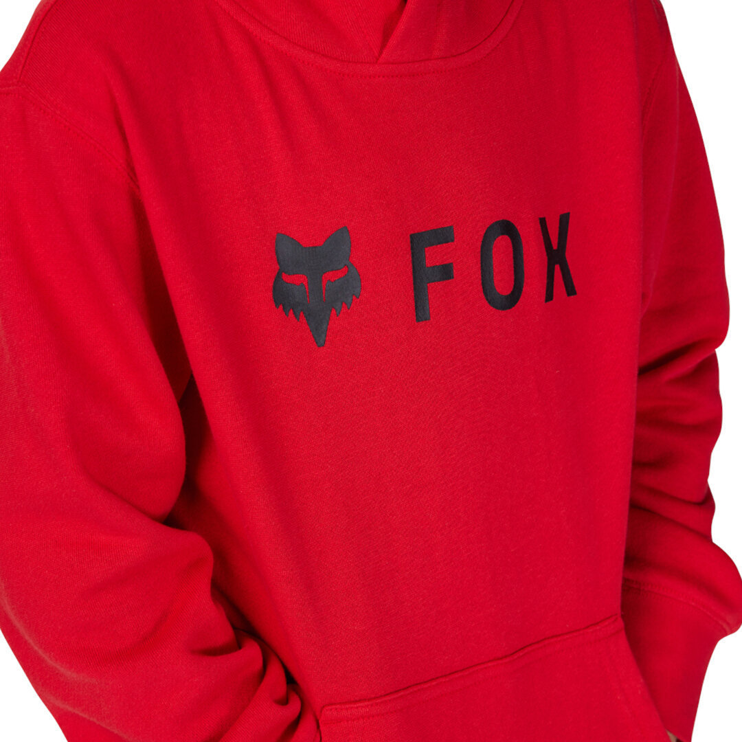 FOX Absolute Hettegenser for ungdom rød YL Figur 3