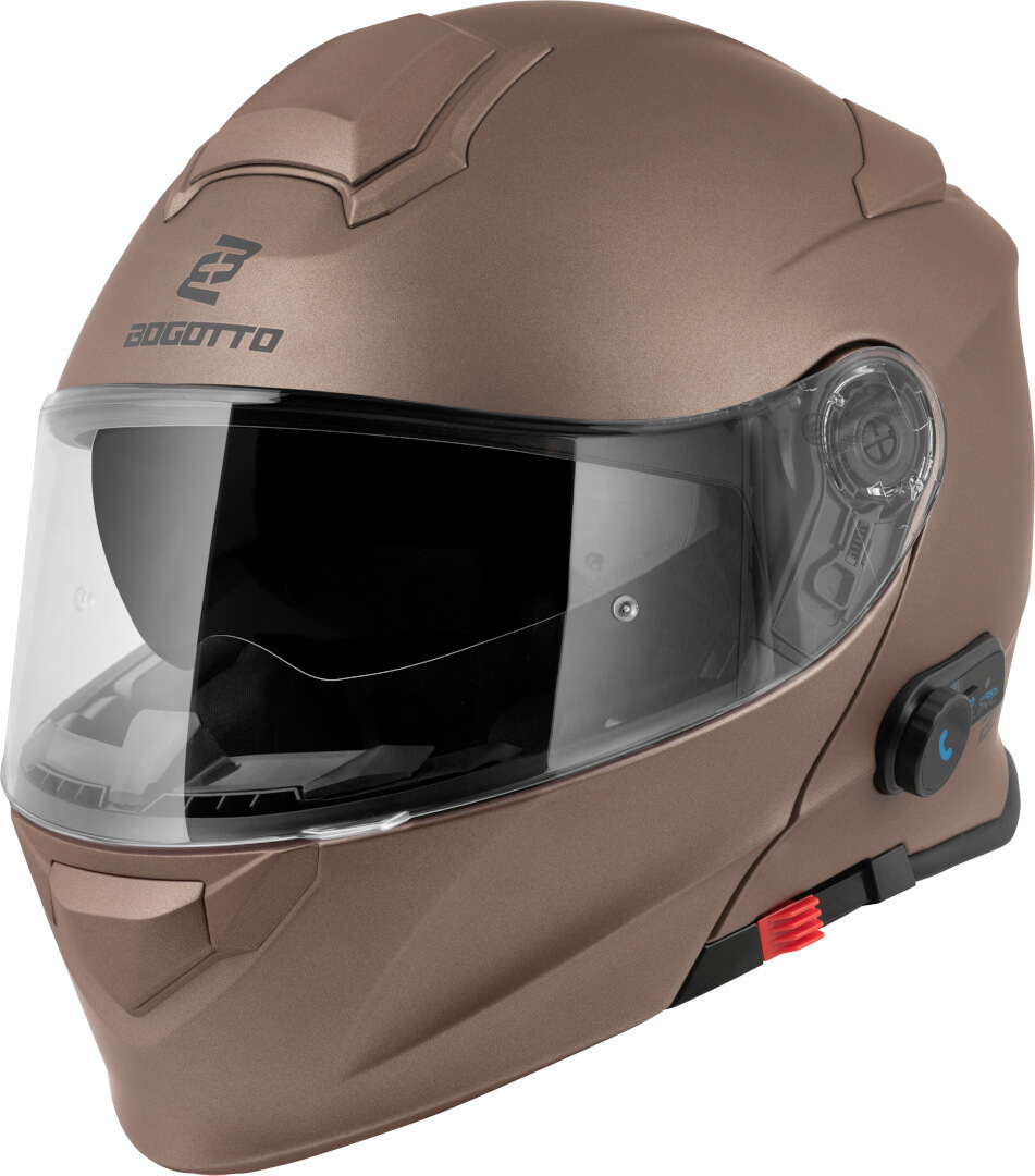 Bogotto H271 BT Bluetooth Casco Marrone opaco S Figura 3