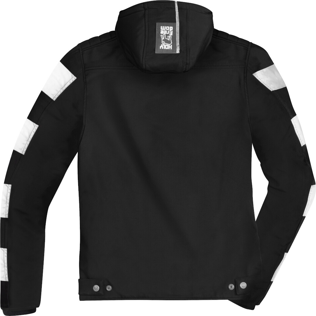 HolyFreedom Prison Softshell Blouson textile de moto Noir/Blanc M Figure 3