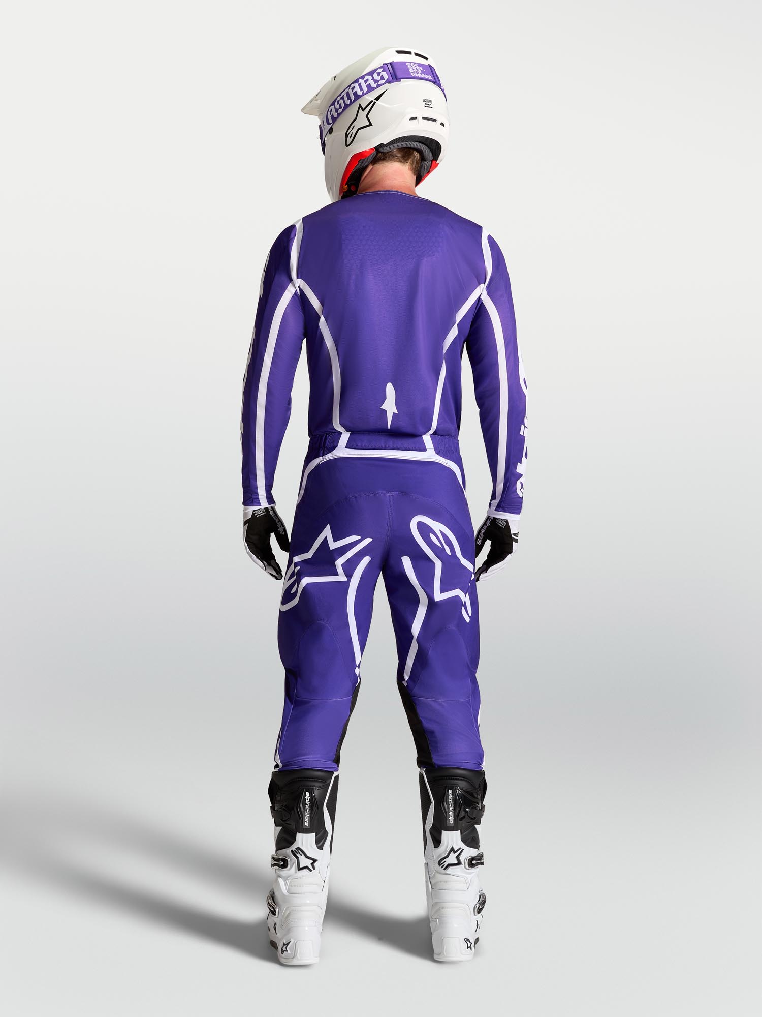 Alpinestars Fluid Apex V2 Motokrosový dres modrobílá M Obrázek 10