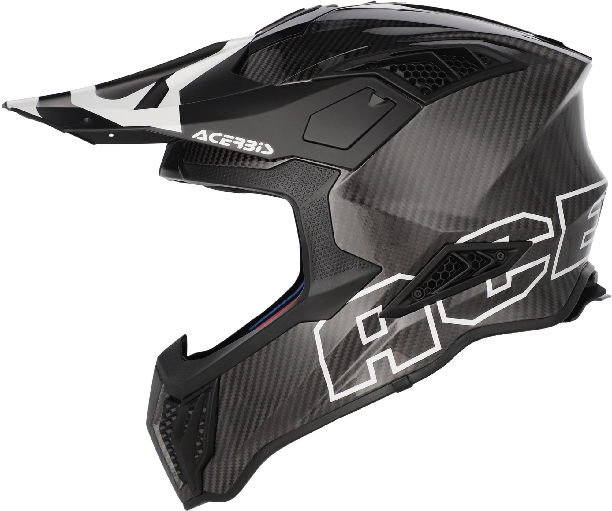 Acerbis Airstrike-C Carbon Casco da motocross Bianco/nero L (59/60) Figura 3