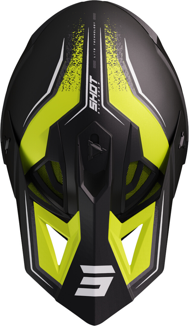 Shot Lite Prism Cască de motocross Negru mat/neon XXL (63/64) Figura 2