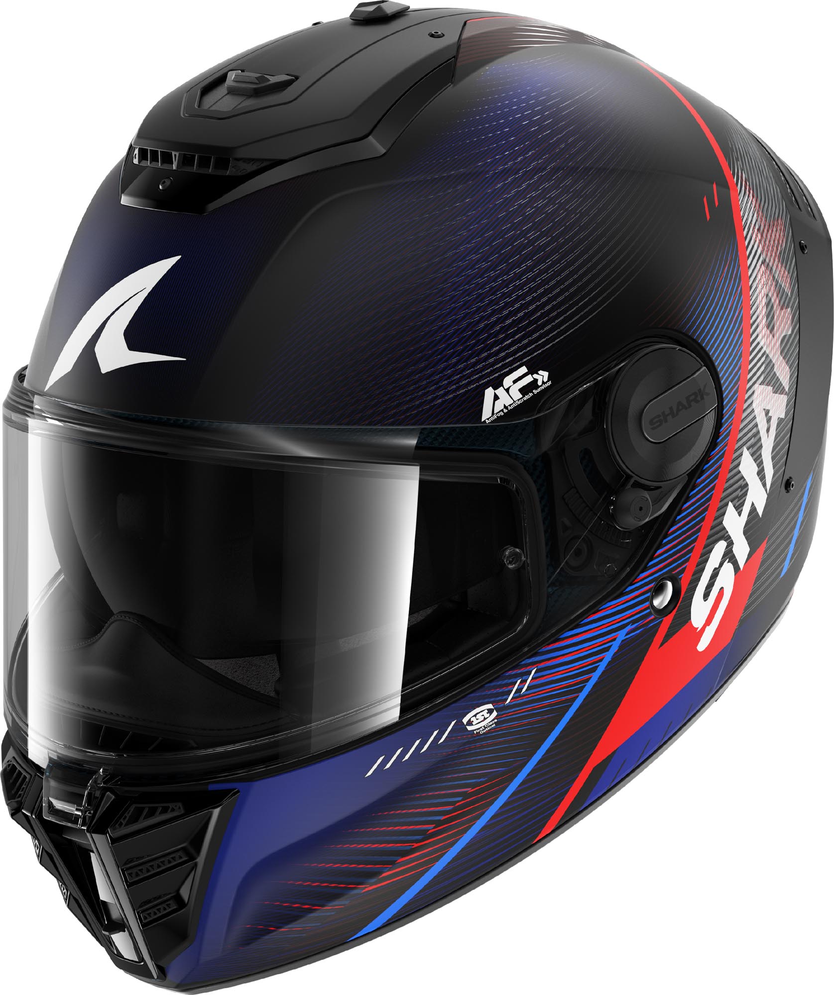Shark Spartan RS Speed Tech Casque Noir mat/rouge/bleu M (57/58) Figure 1