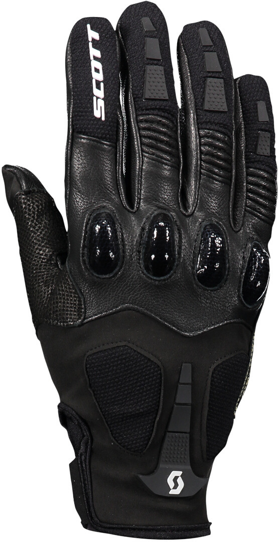 Scott Assault Pro Handschoenen van de motorfiets zwart/wit M Figuur 1