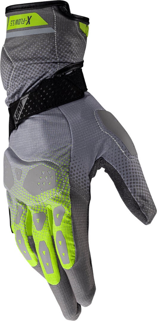 Leatt ADV X-Flow 5.5 Motorcykel handsker grøn/grå M Figur 3