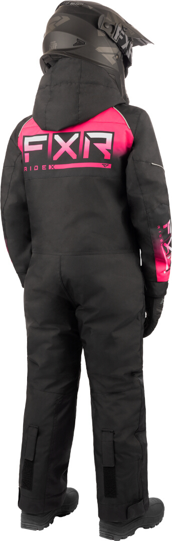 FXR Recruit Costumul de snowmobil Youth One Piece Negru/roz 10 Figura 2