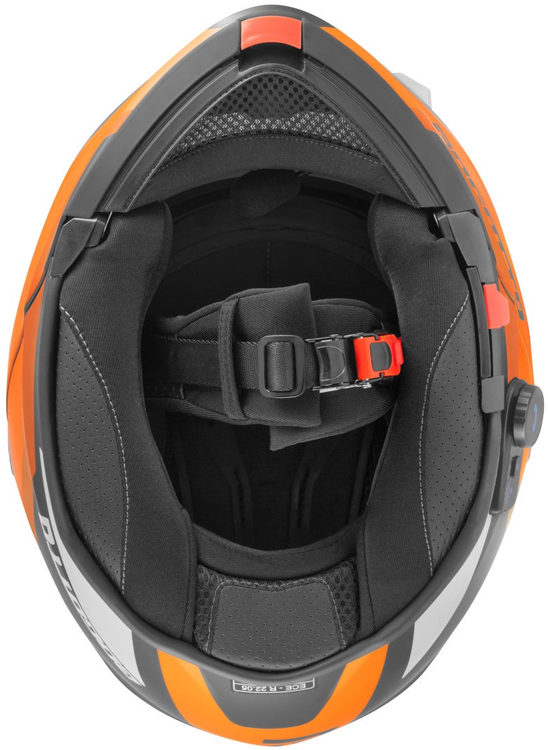 Bogotto V271 BT Zabu Bluetooth hjelm sort mat/orange S Figur 5