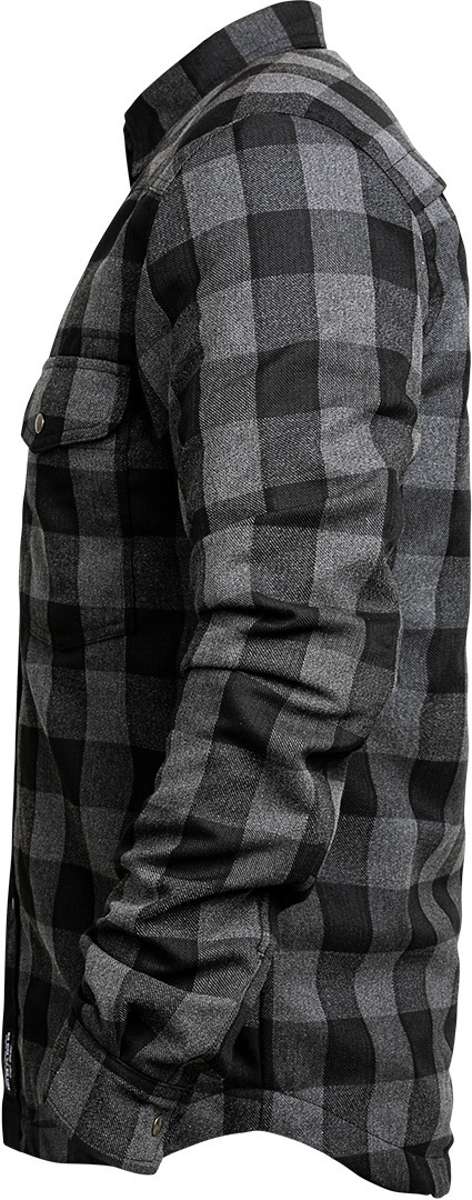 John Doe Motoshirt Skjorte grå/sort 3XL Figur 4