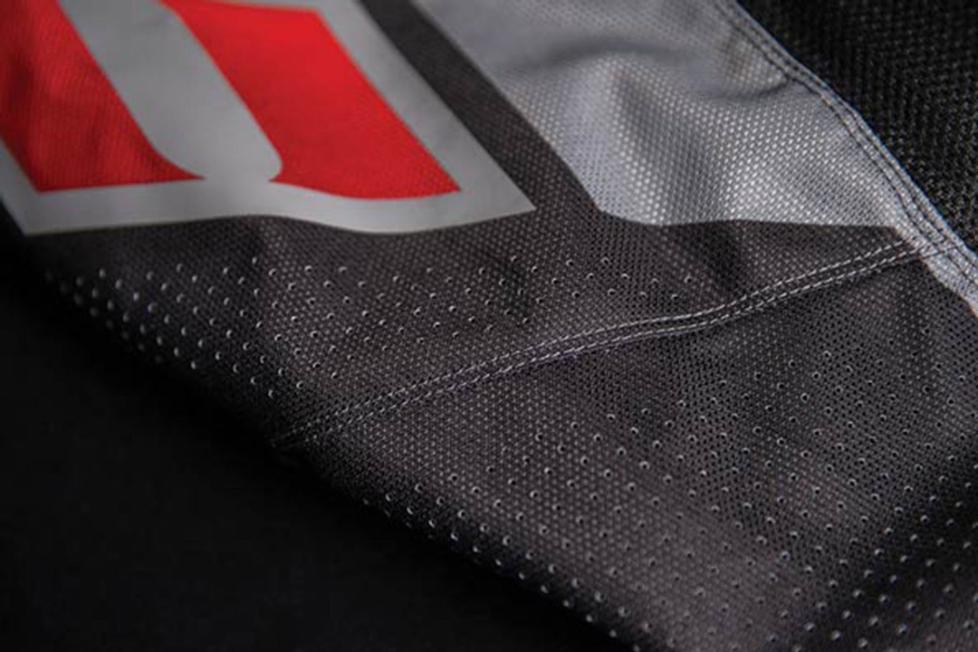 Icon Hooligan Ultrabolt Motorrad Textiljacke schwarz/grau/rot 3XL Abbildung 24