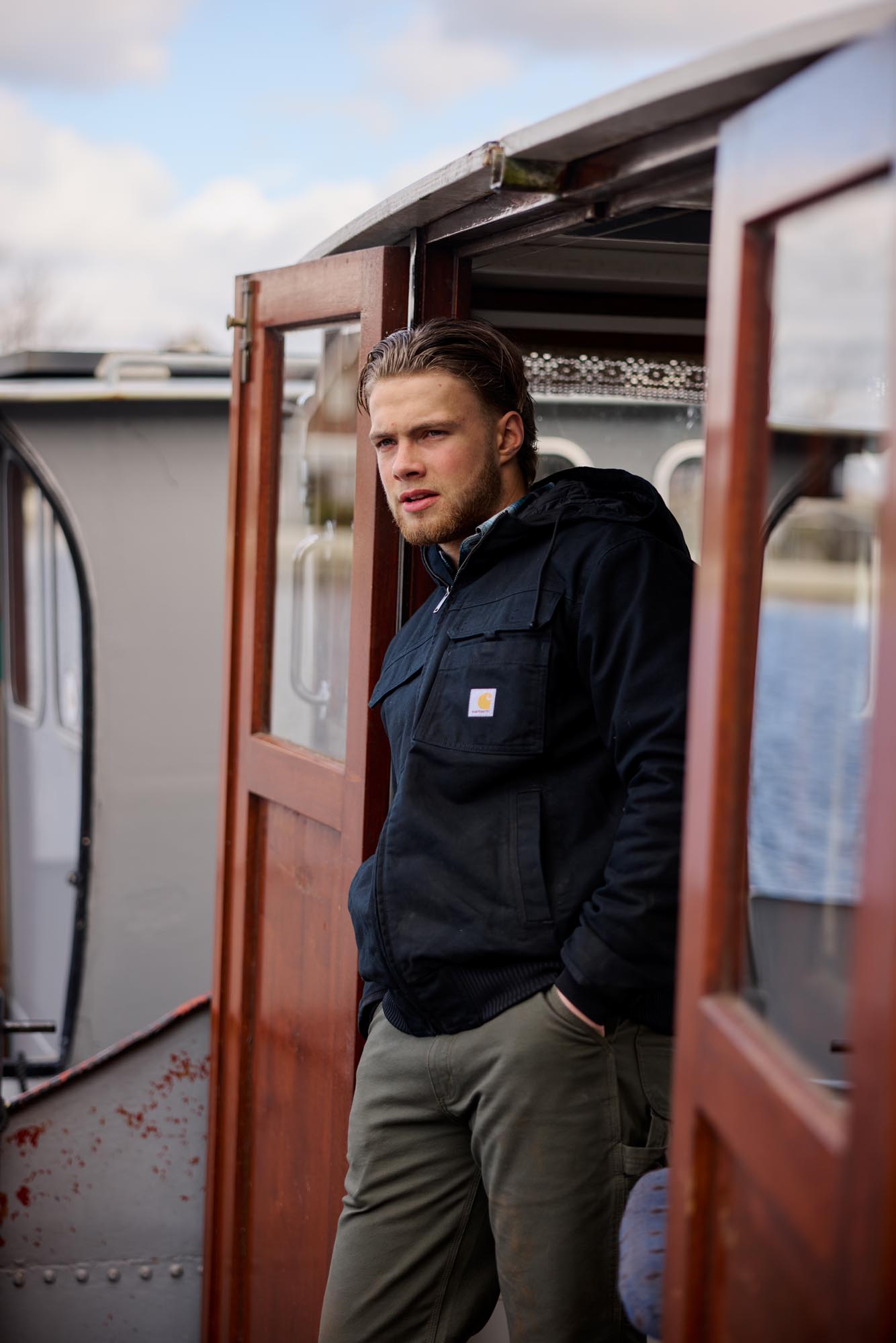 Carhartt Washed Duck Bartlett Active Takki musta L Kuva 3