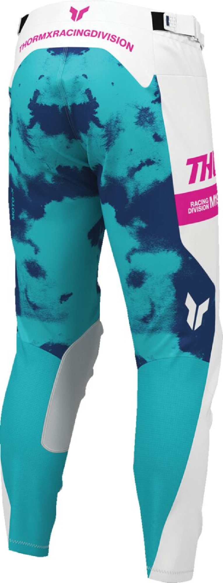 Thor Launchmode Bleach Pantalons de motocross Blanc/Bleu/Vert 44 Figure 4